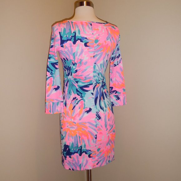 Lilly Pulitzer MARLOWE Multi Off T-shirt Dress XXS - Picture 6 of 13